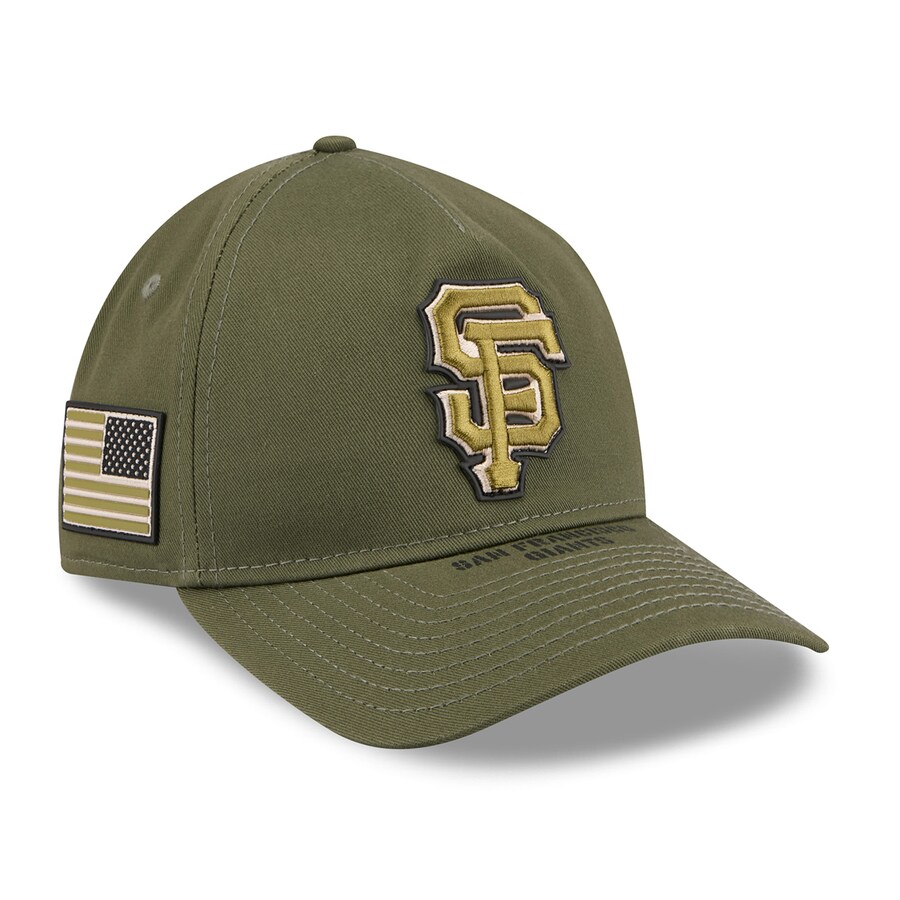 MLB サンフランシスコ・ジャイアンツ キャップ 【海外モデル】アームドフォーシズデー2026 9TWENTY Adjustable Hat ニューエラ/New Era オリーブ