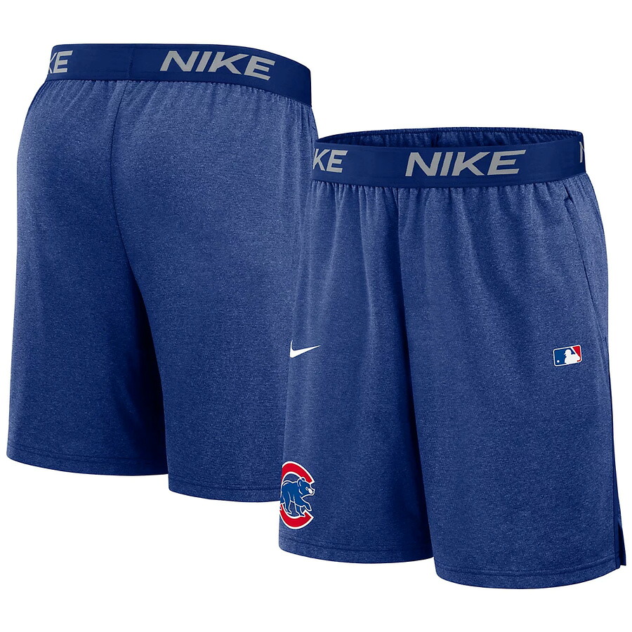 MLB カブス さる股引き オーセンティックコレクション AC DF Short Knit 二分の一ズボン下 ナイキ/Nike 混雑時青碧【nkac】