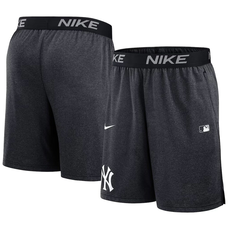 MLB ヤンキース さる股引き オーセンティックコレクション AC DF Short Knit 二分の一ズボン下 ナイキ/Nike 投球青碧【nkac】