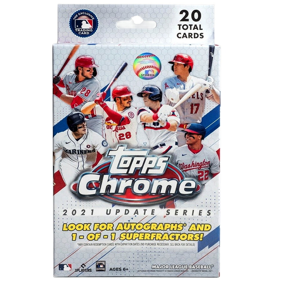 MLB トレーディングカード/トレカ 【廃盤モデル】 2021 Topps Chrome Update Series ハンガーボックス Topps|MLB.NBAグッズショップ SELECTION