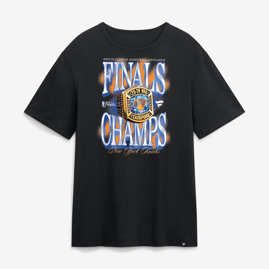 NBA ニックス Tシャツ 【海外モデル】NBAファイナル2026 優勝記念 Ring T-Shirt Fanatics ブラック|MLB.NBAグッズショップ SELECTION