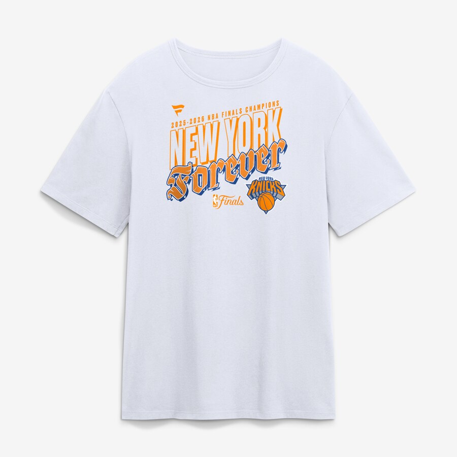 NBA ニックス Tシャツ 【海外モデル】NBAファイナル2026 優勝記念 Hometown T-Shirt Fanatics ホワイト｜MLB.NBAグッズショップ　SELECTION