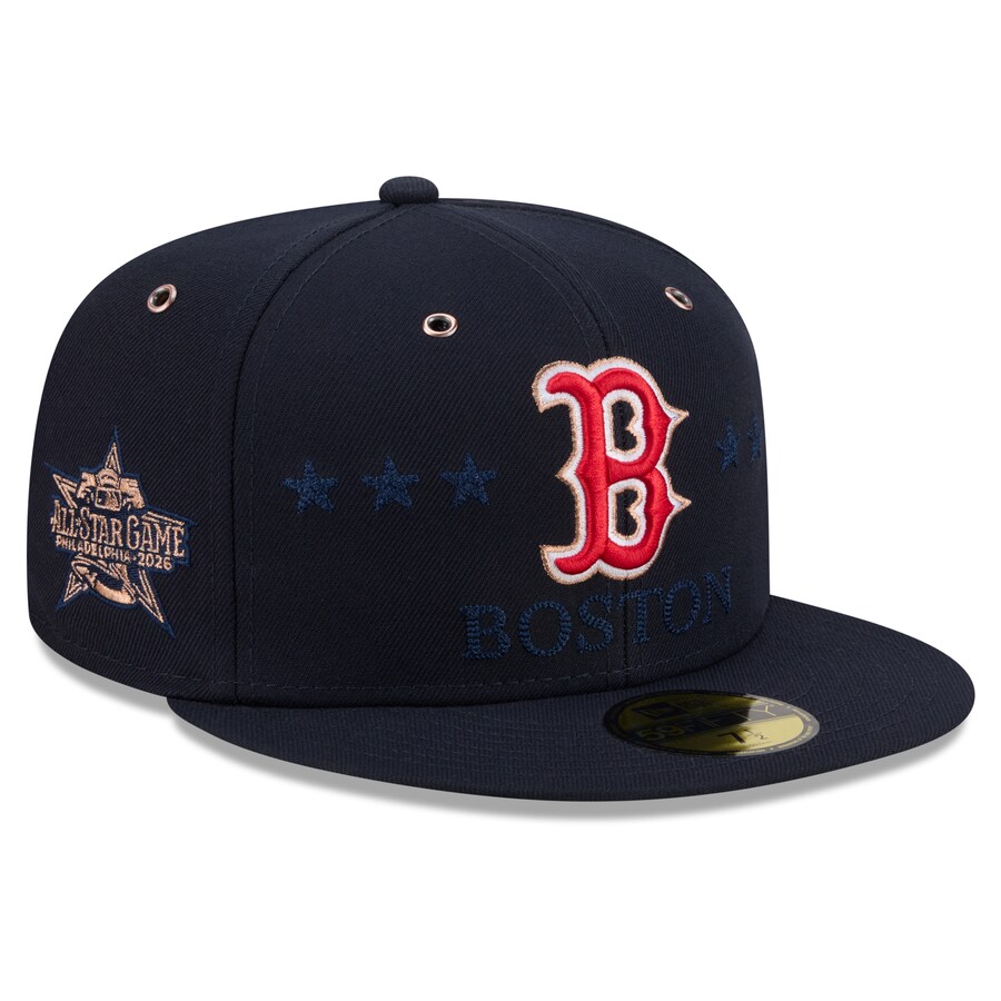 MLB レッドソックス キャップ 【海外モデル】オールスターゲーム2026 59FIFTY Fitted Hat ニューエラ/New Era ネイビー｜MLB.NBAグッズショップ　SELECTION