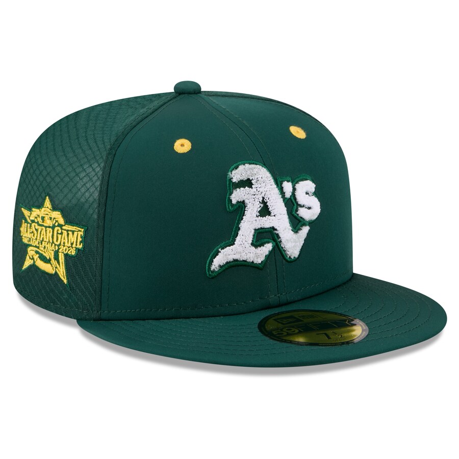MLB アスレチックス キャップ 【海外モデル】オールスターゲーム2026 ワークアウト 59FIFTY Fitted Hat ニューエラ/New Era グリーン|MLB.NBAグッズショップ SELECTION