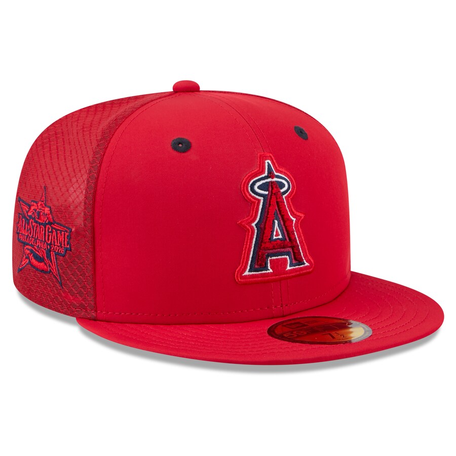 MLB エンゼルス キャップ 【海外モデル】オールスターゲーム2026 ワークアウト 59FIFTY Fitted Hat ニューエラ/New Era レッド｜MLB.NBAグッズショップ　SELECTION
