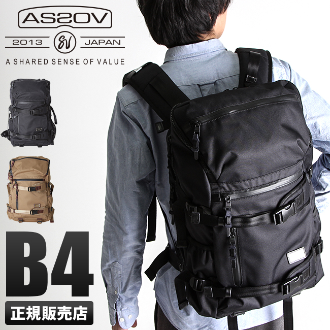 美品◎AS20V アッソブ バックパック ブラック 黒 061310 ショルダー 061310-man.jpg