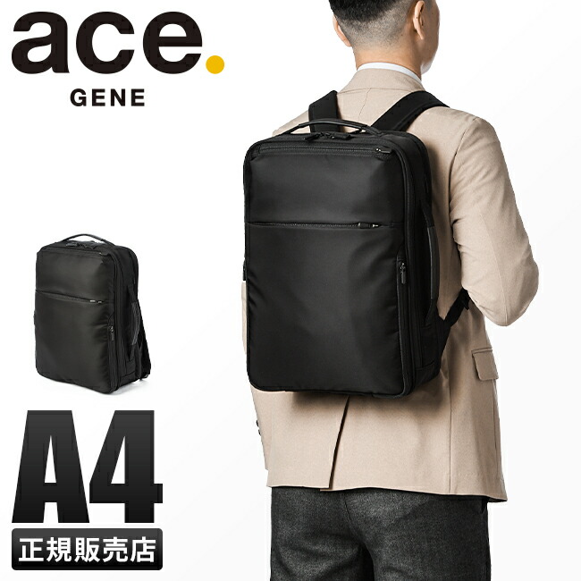 ace. GENE A4対応 14L ブラックリュック 新品68002 gene-68005_1.jpg