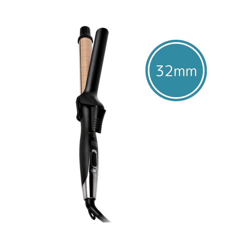 ✨ほぼ新品✨KINUJO カールアイロン ヘアアイロン 32mm KC032 絹女 KINUJO プロカールアイロン PRO Curl Iron KP032 32mm ヘア