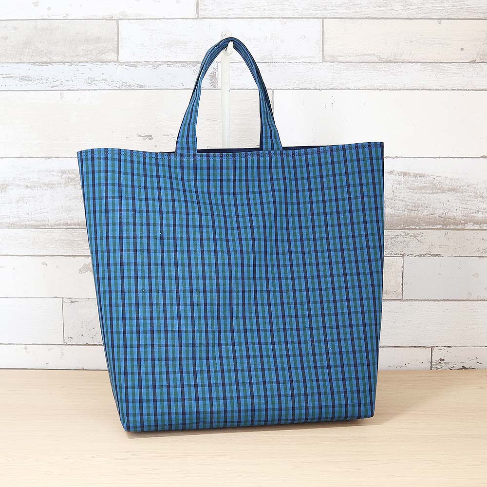 楽天市場】緑チェック タータンチェック トートバッグ A4 縦型 サブ