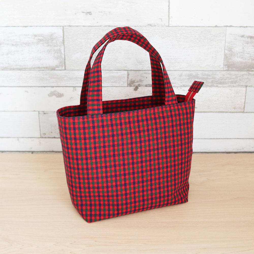 楽天市場】ブルーグリーンチェック タータンチェック マチあり