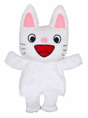 【セキグチ】ノンタン　ハンドパペット（537530）【送料無料】（ねこ、ネコ、猫、ぬいぐるみ、人形、玩具、おもちゃ、キャラクターグッズ、プレゼントに最適）画像