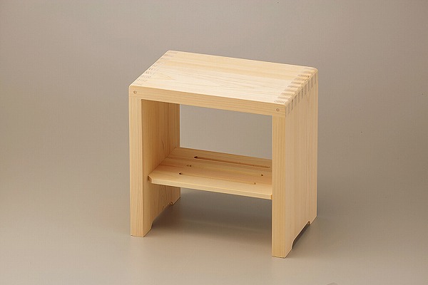 ひのき箱型風呂居敷き（大）（58662）日本製【貨物輸送無料】 （風呂居敷き、イス、バスチェアー、シャワー長椅子）