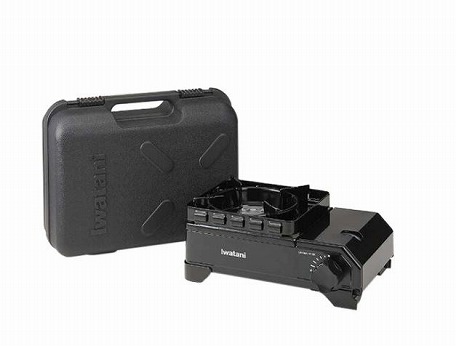 岩谷産業 カセットコンロ CB-ODX-JR-BK カセットフー　タフまるジュニア ブラック（05905384）【送料無料】 （ガスコンロ、調理器具、アウトドア、キャンプ）