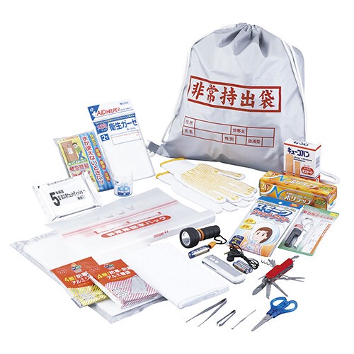 （納期10日程度）非常持出しセット24P （PL22-W094-029） 【送料無料】 （非常用持出、防災グッズ、緊急避難セット）｜セレクトプラス