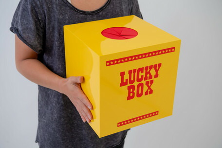 パーティグッズ・抽選ボックス（大）  （7819） 【送料無料】  <br>(おもちゃ、玩具、遊技用品、お祭り、パーティーグッズ、行事)