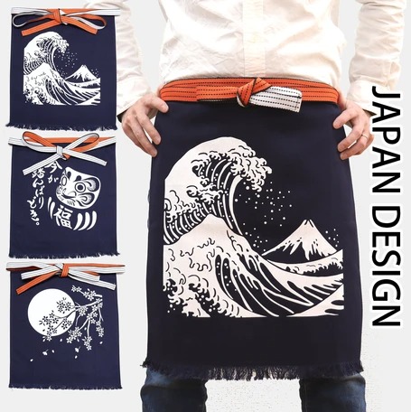 楽天市場】デザイン帆前掛け エプロン「JAPAN DESIGN」帆布 小物