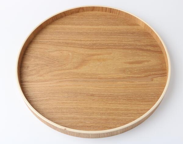 楽天市場】かもしか道具店 茶時間 盆 Ф30cm お盆 トレー トレイ 木製