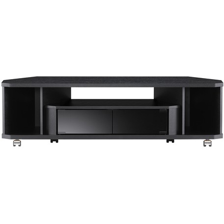 端っこTV台 【NOA】つづき物 おお部屋の端っこにもピッタリ嵌まるのTV台 幅120（NOA-1200AV-BK） 【貨物輸送無料】（テレビ受像機ゲーム盤、押し込み、TV台、テレビ受像機台、AVゲーム盤） インテリア・寝具・収納-テレビ台・ローボード-収納家具
