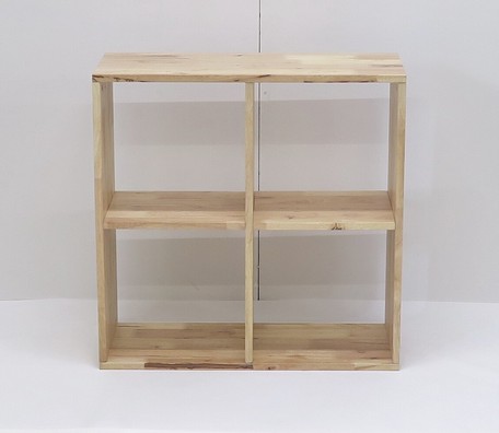 2×2シェルフ（910216886） 天然木をふんだんに使ったナチュラルシリーズ ＜組立家具/NATURAL SIGNATURE＞ 【送料無料】 （オープンラック、シェルフ、リビング家具、収納家具、本棚、書棚） 12,289円