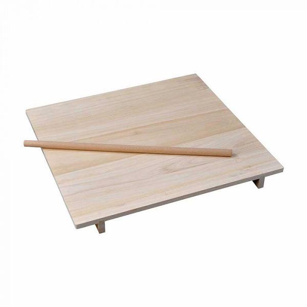 ヤマコー 桐のし板(棒付) 中 (FR-540) 85295 【貨物輸送無料】（煮炊き物の具、勝手もと） その他-調理器具・製菓器具