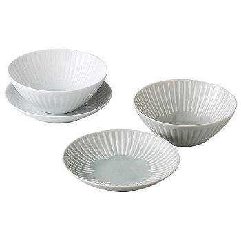 西海陶器 波佐見焼 花ふわり スープセット 19869 【送料無料】 (キッチン用品、お皿、食器)