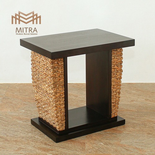 楽天市場】サイドテーブル ウォーターヒヤシンス材 アジアン家具