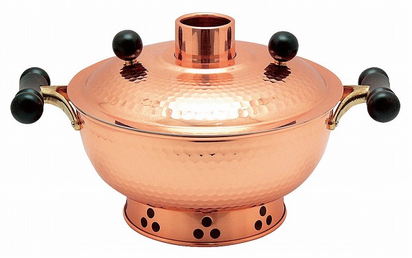 楽天市場】しゃぶしゃぶ鍋 22cm 銅 送料無料 COPPER100 新光金属