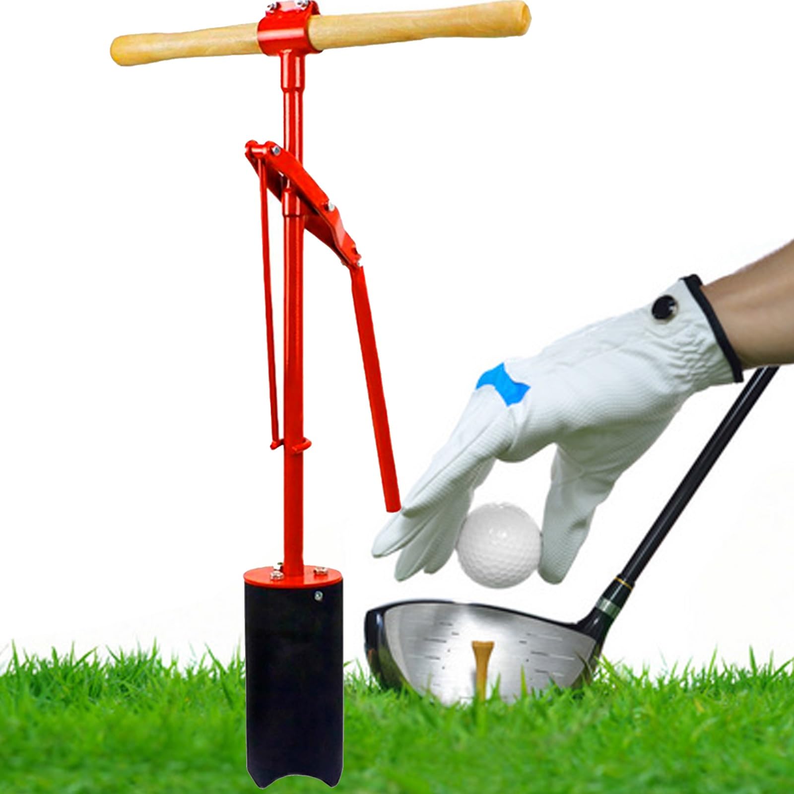 楽天市場】国産ホールカッター センタースパイク付 ゴルフ場