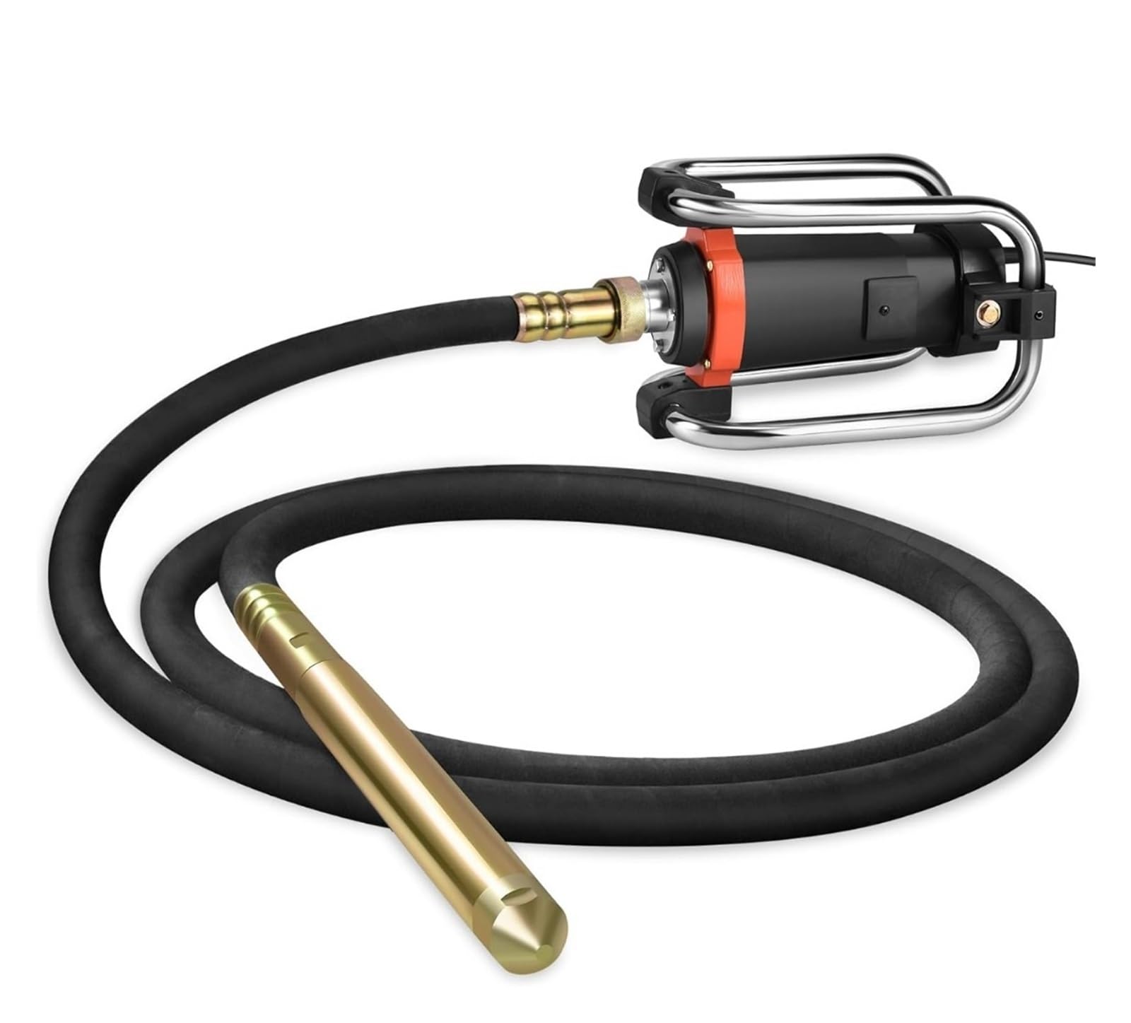 新登場16000 RPM ポータブル建設挿入バイブレーターは、4.5 m (14-3/4 フィート) の長いシャフトで気泡を除去し、コンクリートを水平にします 調整可能な速度 (110V)|SelectShop-Honeybees