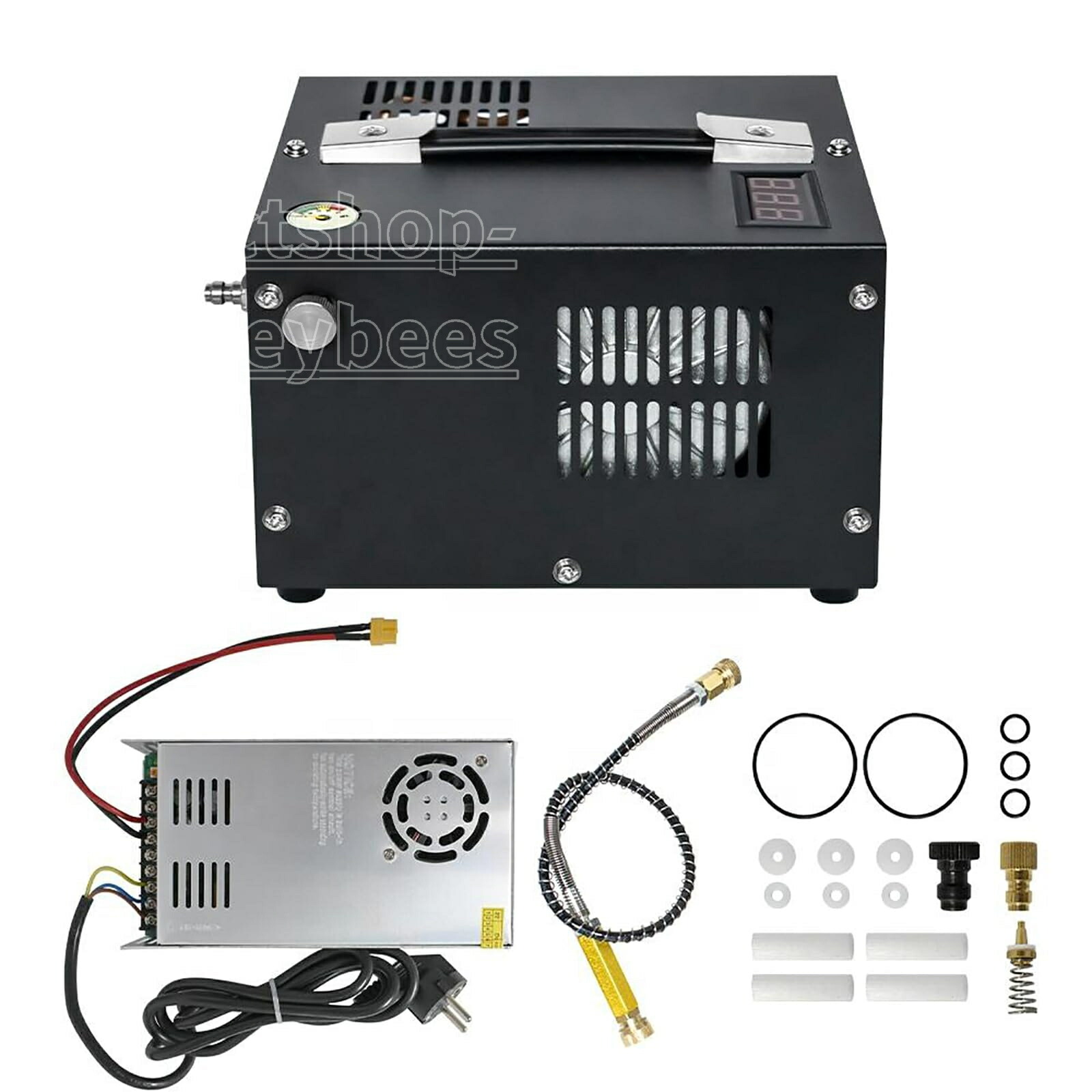 携帯型 PCP エアコンプレッサー 4500Psi 30Mpa PCP エアコンプレッサー、内蔵ワット数、気違い冷やかす、飛び込み競技貯蔵タンク、ペイントボールガン、HPA 貯蔵タンク用の弾丸道路ふくれ上がる役立つこと付き添い人
