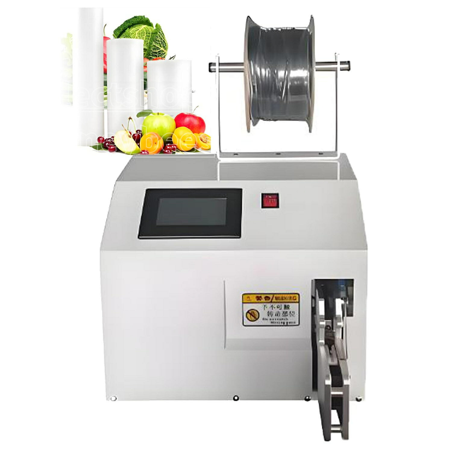 半自動ツイストタイマシン、ワイヤーハーネス結束機、おやつ食品袋ツイスト結束機、自動センサー結束機、スーパーマーケット、ベーカリー向け