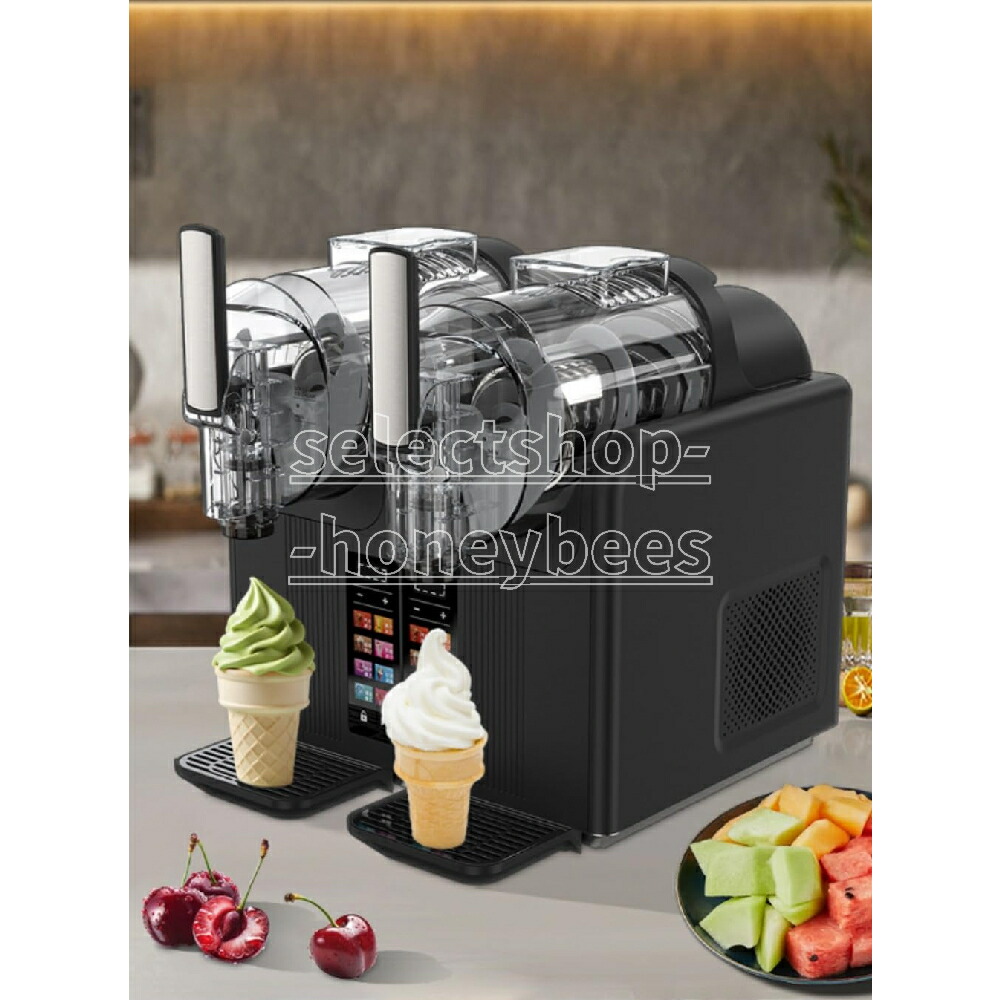 【6 月 SALE 押さえる 10% OFF】新御出座し 6 IN1 クリーム製造会社 身寄り用スラッシュ器械 卓上 2L*2 溶解機 マルガリータマシン 他所他所しい水もの製氷機 全自動小銃洗いもの カラータッチパネル 多役立つことクリーム製造会社 手っとり早い冷やかす (黒いこと)