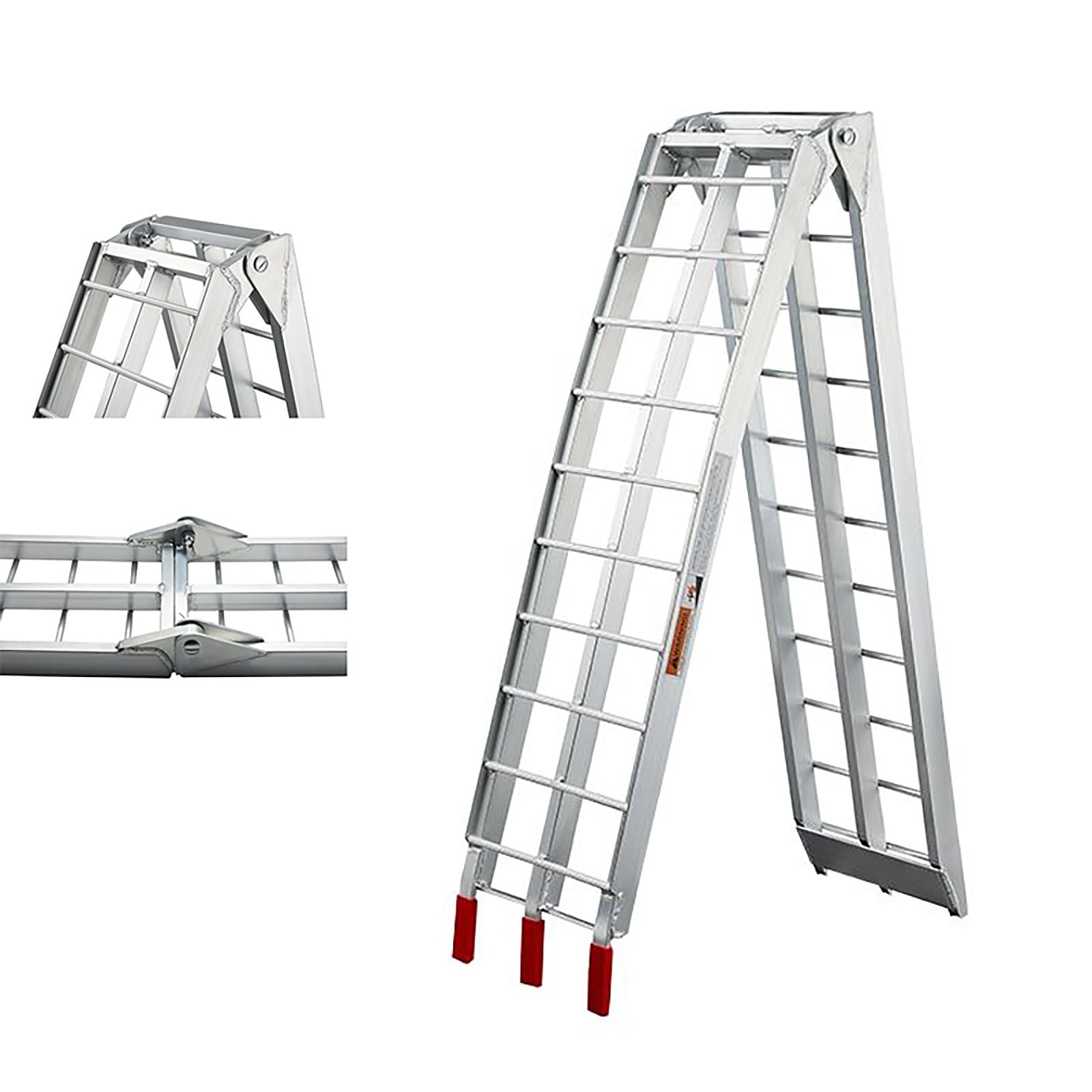 楽天市場】積載スロープ、アルミニウム製折りたたみオートバイスロープ