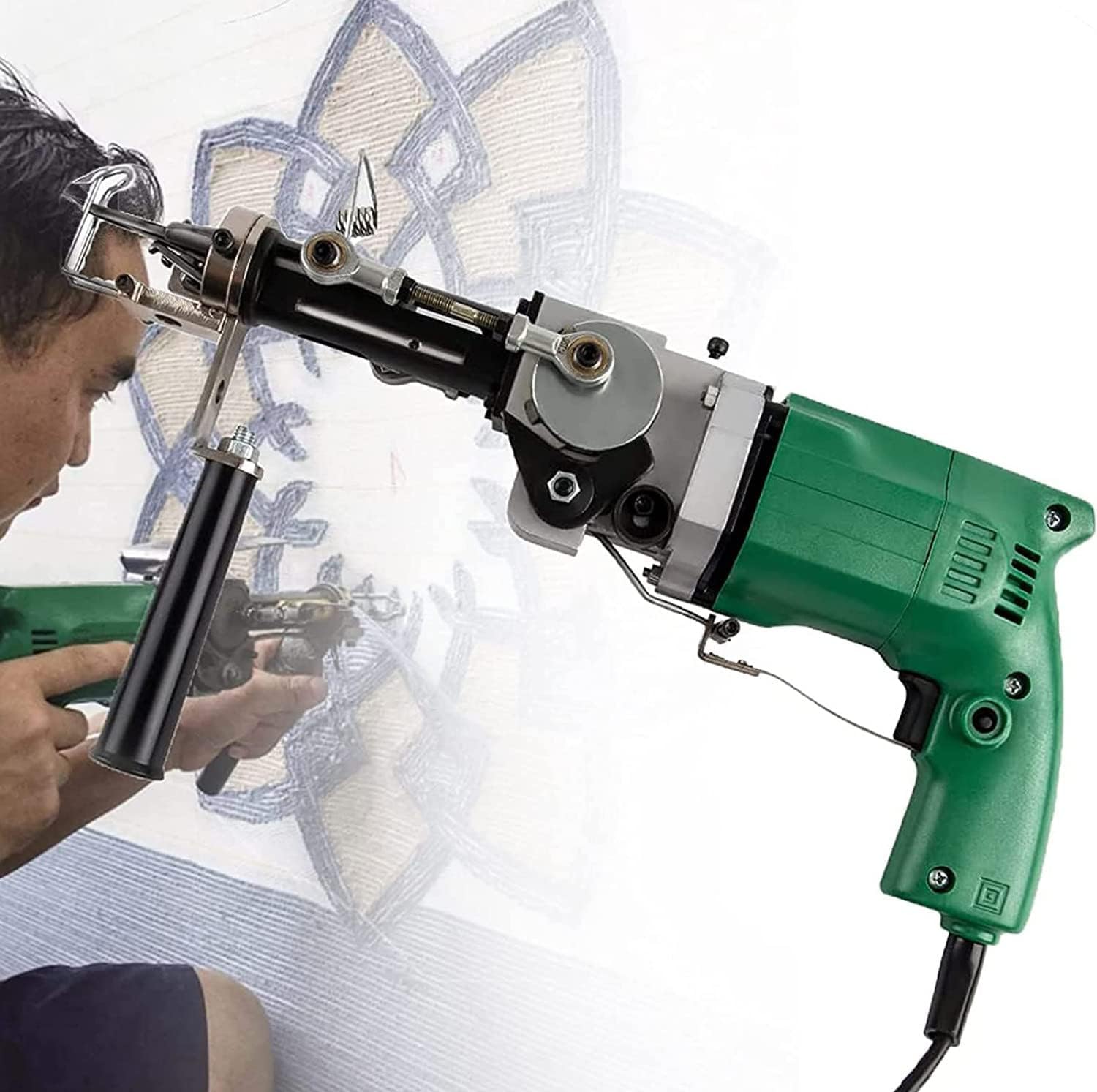 楽天市場】タフティングガンカーペット織機TuftingGun高速織り5~40