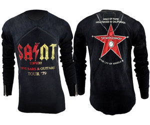 【THE SAINTS SINPHONY/セインツシンフォニー】 THE GREATFUL DEAD・Tシャツ（長袖・ブラック・BLK）/メンズ 【インポート】【セレカジ】【正規品】