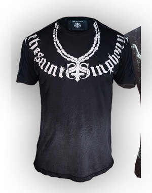 【THE SAINTS SINPHONY/セインツシンフォニー】 COCAINE・Tシャツ（半袖・クルーネック・ブラック・BLK）/メンズ 【インポート】【セレカジ】【正規品】
