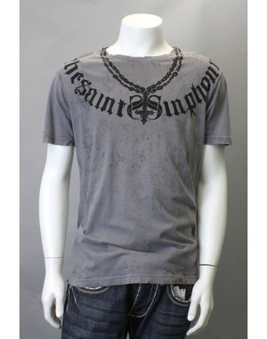 【THE SAINTS SINPHONY/セインツシンフォニー】 TEQUILA SUNRISE・Tシャツ（半袖・クルーネック・ホワイト・WHT）/メンズ 【インポート】【セレカジ】【正規品】