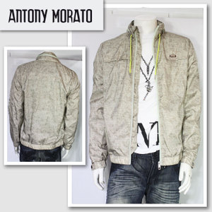 新作 LAセレブ着用 雑誌掲載【ANTONY MORATO/アントニ—モラート】ジップアップサファリジャケット(ブラウン・BRW)/メンズ【インポート】【セレカジ】【正規品】|セレクトショップMOMO
