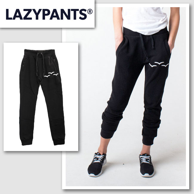 素晴らしい パンツ Lazy Pants レイジーパンツ カモメポイントスウェットスキニーパンツ ブラック Blk レディース インポート セレカジ 正規品 Www Dgb Gov Bf