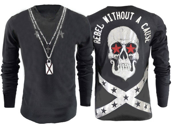 新作【THE SAINTS SINPHONY/セインツシンフォニー】DEATH MAGNETIC・Tシャツ(長袖・ブラック・BLK)/メンズ【インポート】【セレカジ】【正規品】|セレクトショップMOMO
