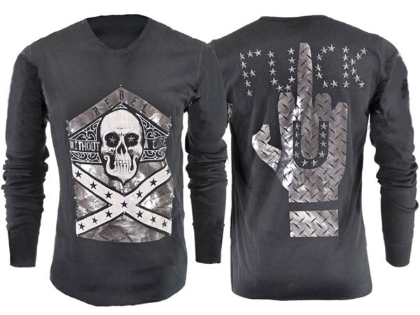 新作 【THE SAINTS SINPHONY/セインツシンフォニー】 ID LOVE TO・Tシャツ（長袖・ブラック・BLK）/メンズ 【インポート】【セレカジ】【正規品】