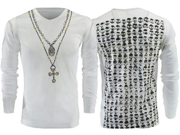 新作【THE SAINTS SINPHONY/セインツシンフォニー】OSSUARY ・Tシャツ（長袖・ホワイト・WHT）/メンズ【インポート】【セレカジ】【正規品】｜セレクトショップMOMO