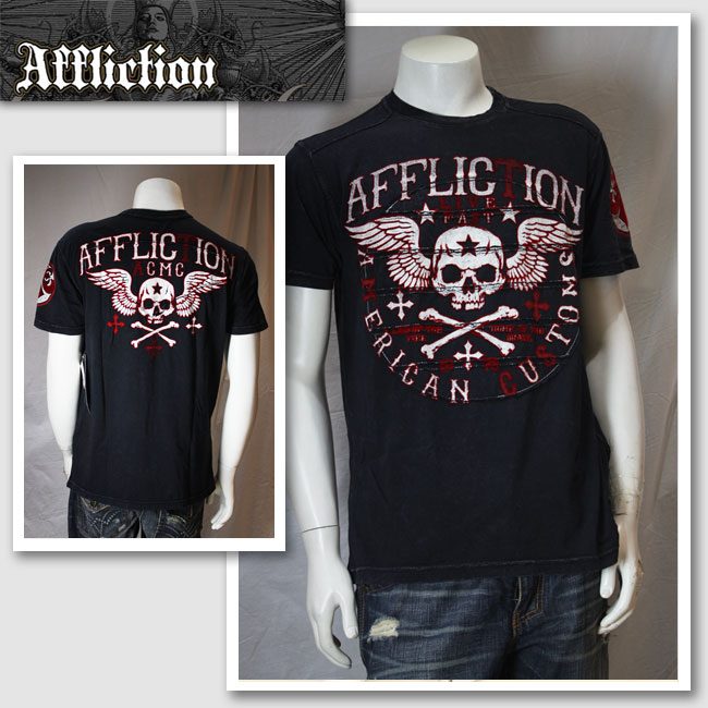 楽天市場】【AFFLICTION/アフリクション】ダブルスカルクロスチェーン