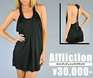 【AFFLICTION/アフリクション】キャンディチュニック（ブラック・BLK）/レディース【インポート】【セレカジ】【正規品】｜セレクトショップMOMO