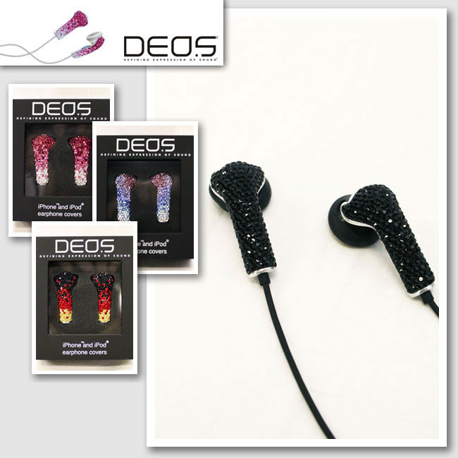 【DEOS／デオス】クリスタルイヤホンカバー（ファイアー）【輸入品】【セレカジ】【決まり品】 その他-アクセサリー・部品-TV・オーディオ・カメラ