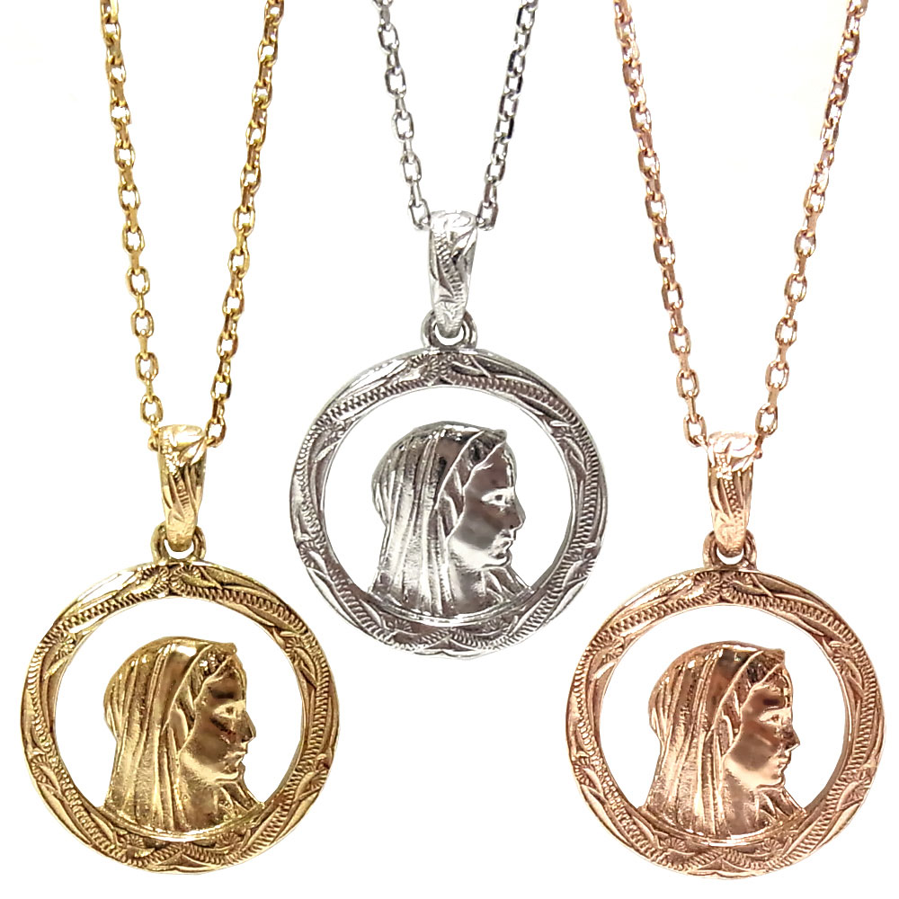 ネックレス ハワイアンジュエリー マリア ペンダント 金属アレルギー対応 サージカル ステンレス｜セレクトショップ SIG