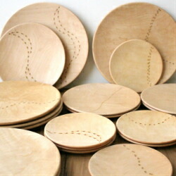 The Modern Bird  木製皿  ウッドプレート マット 未使用品 * The Modern Bird 木製皿 ウッドプレート マット 未使用品