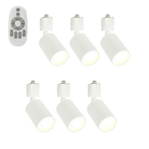 Allegro Lighting LEDスポットライト 調光調色 リモコン付き ダクトレール用 ライティングレール 照明 器具 天井 led 昼白色 電球色 LED搭載 器具一体型 7W 60W相当 天井照明 間接照明 レールライト