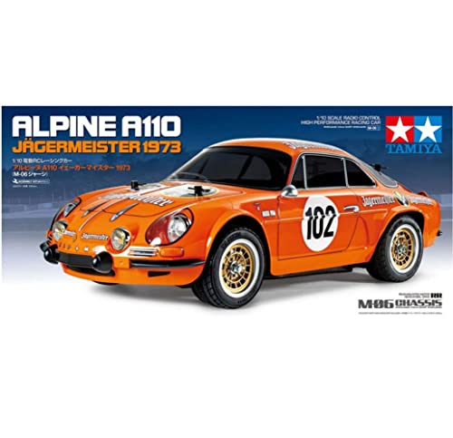 タミヤ(TAMIYA) 1/10 電動RCカーシリーズ No.708 1/10RC アルピーヌA110 イェーガーマイスター 1973 (M-06シャーシ) 58708