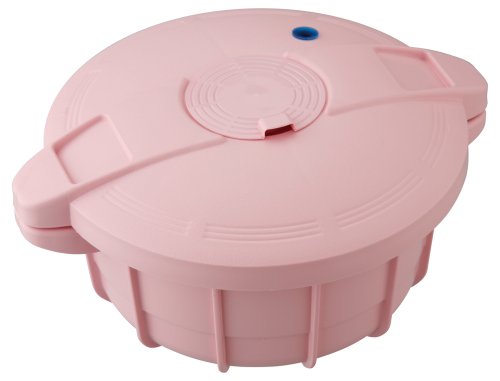 マイヤー 旧タイプ「電子レンジ圧力鍋 2.3L」 ピンク 【マイヤー監修:簡単レシピ集付き】 MPC-2.3PK